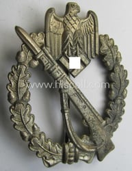 Zinc- (ie. 'Feinzink'-) based, 'Infanterie-Sturmabzeichen in Silber' being...