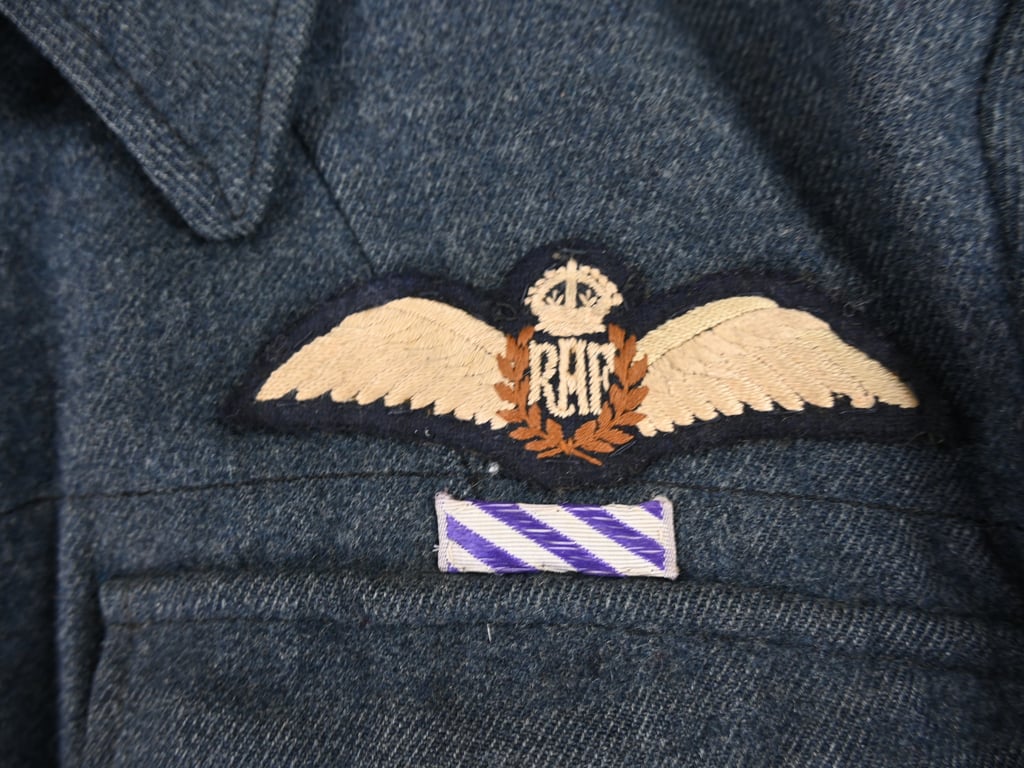 British WW2 RAF Flying Jacket & Side Cap 'Eagle Squadron'
