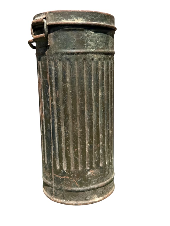 Camouflaged Gasmask Canister