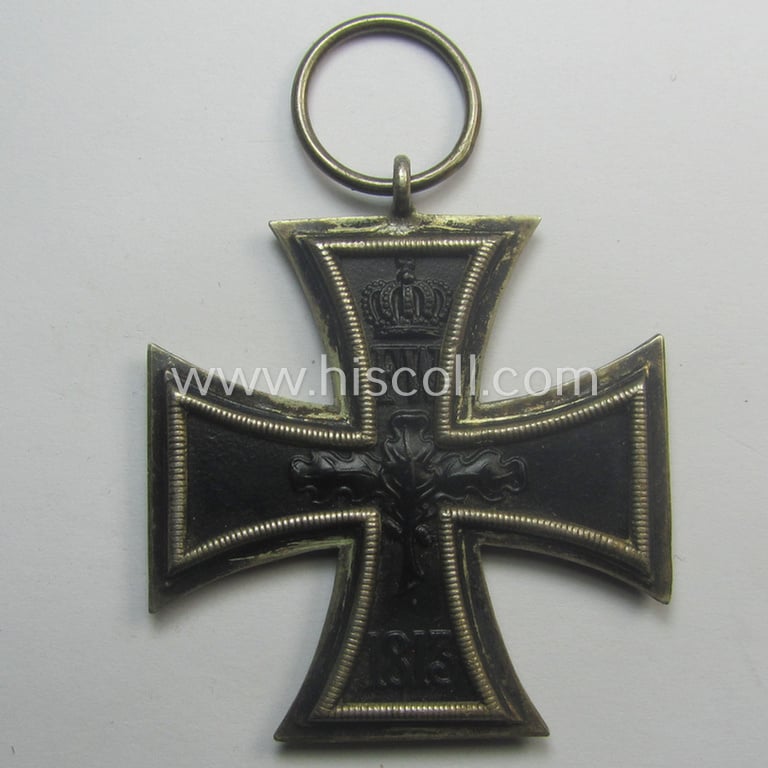 WWI-period: 'Eisernes Kreuz II. Klasse' (being a typical non-maker-marked example)