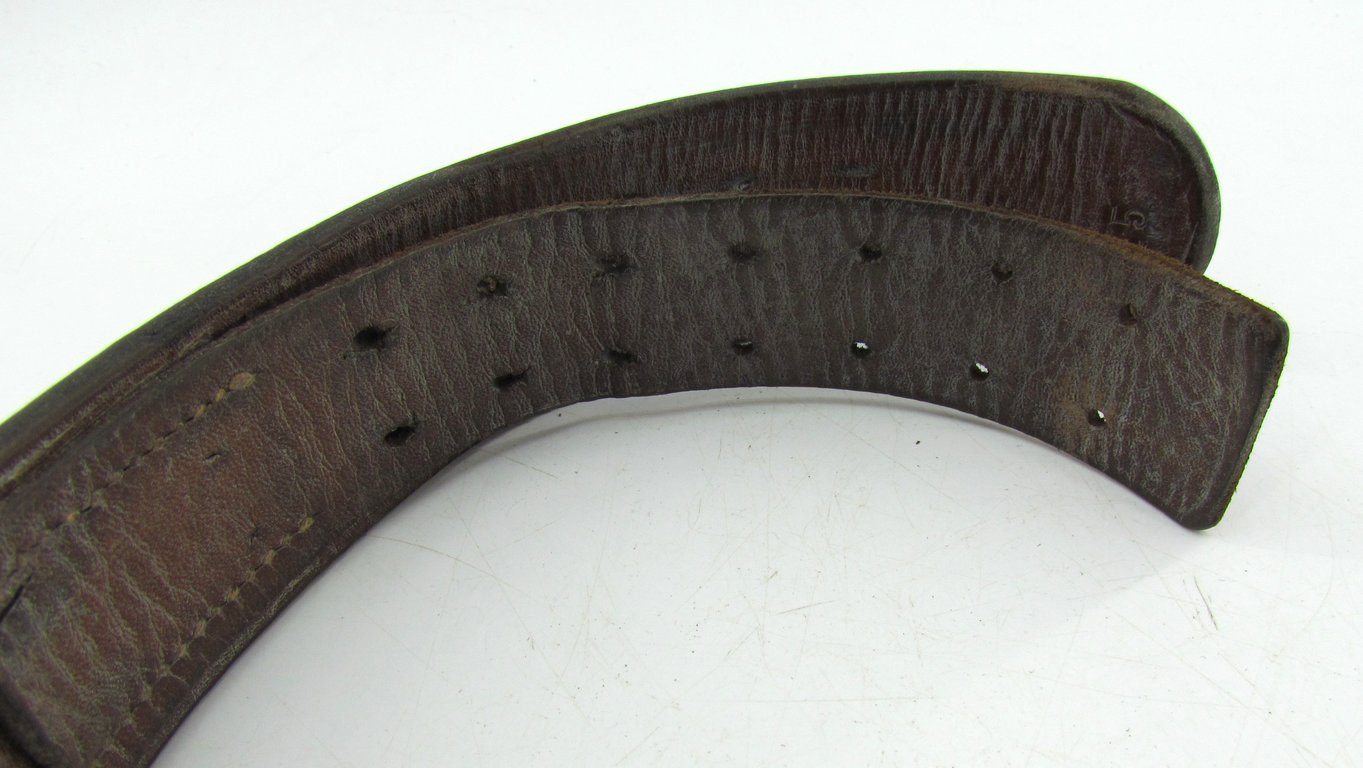 German Leather Equipment belt