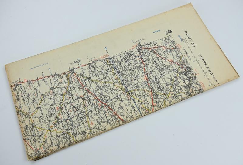 US WW2 Mapcard 'Arras Mezieres'