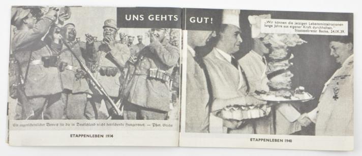 Allied WW2 Droppingsflyer 'Illustrierte Geschichte 2e Weltkrieg'
