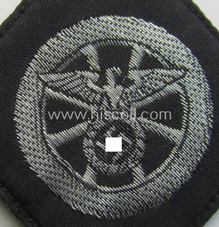 Attractive, N.S.K.K. (or: 'National Socialistisches Kraftfahr Korps') so-called: 'Kraftfahrraute des 1. Model' (or:  'drivers'-diamond' of the first pattern) that still retains its 'RZM'-etiket and that comes in an overall very nice conditio...