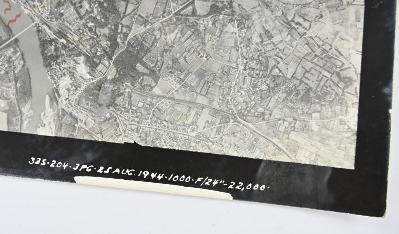 Allied WW2 Aerial Reconnaissance Picture France
