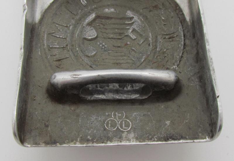 (Heer) EM/NCO's Aluminum Belt Buckle 'FLL' 1938
