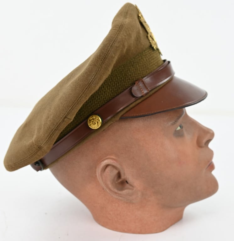 US WW2 Officers Cap R.J. Resetaritz