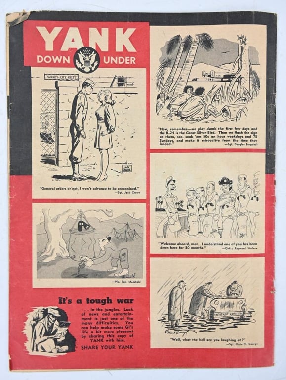 US WW2 Yank Magazine October 1944