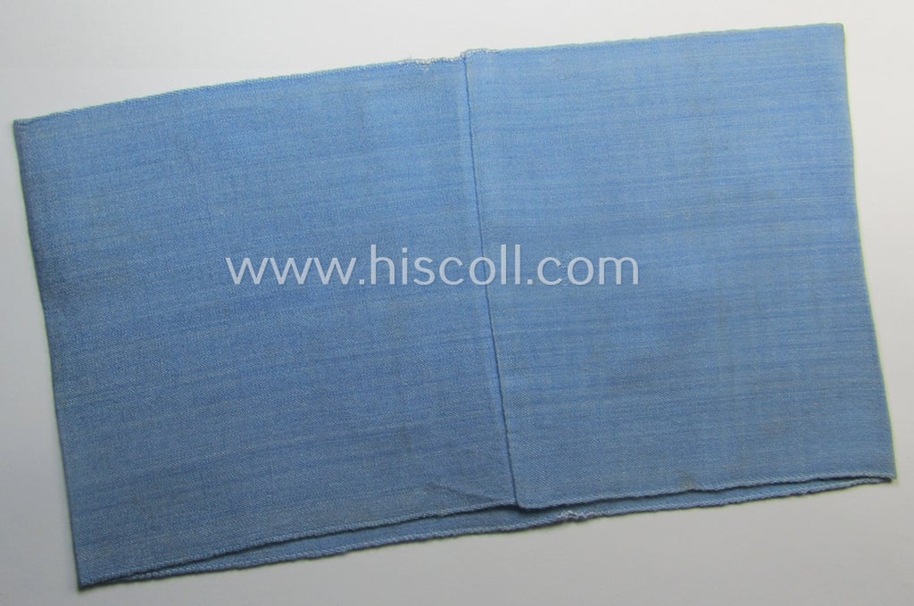 Light-blue-coloured and neatly 'BeVo'-woven, so-called: RLB (or: 'Reichsluftschutzbund') 'Amtsträger'-armband depicting the typical 'RLB'-logo (without lettering)