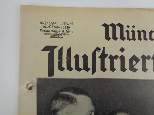 German Magazine 'Münchner Illustrierte Presse' 26 October 1939