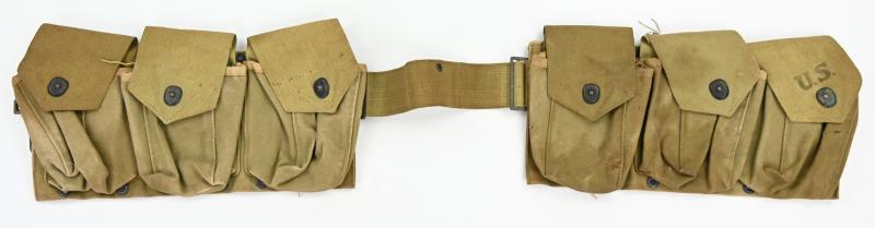 US WW2 M-1937 BAR Rifle Magazine Belt.