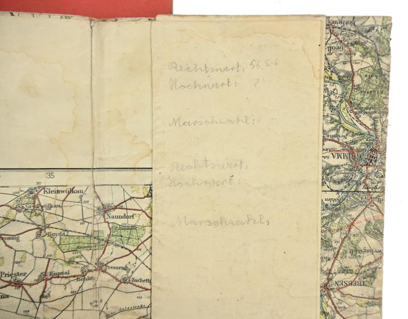 German Hitler Youth Mapcard Set 'Leipzig'