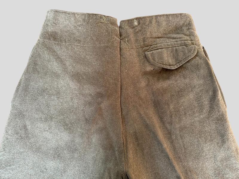 British WWII 37 Pattern Battle Dress Trousers