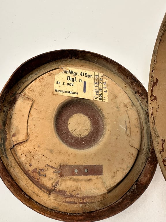 RARE ORIGINAL WWII German Nebelwerfer 41 Rocket empty Ammo Container Box