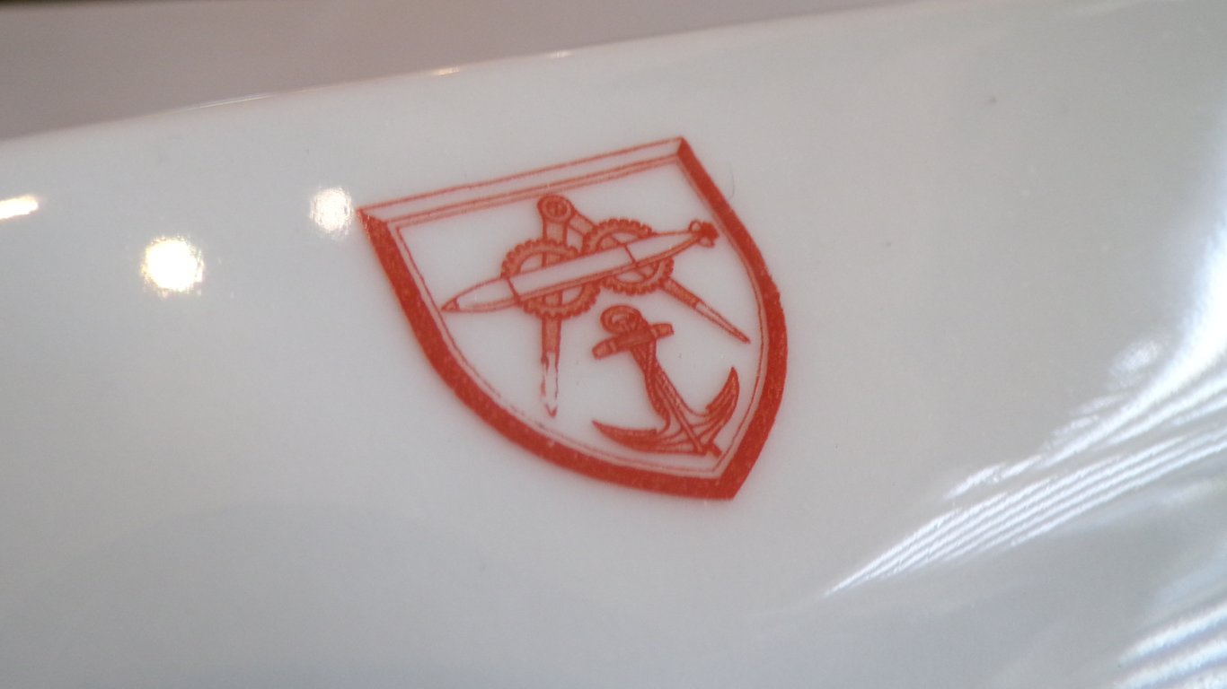 Porcelain Meatdish Torpedoversuchsanstalt Eckenforde