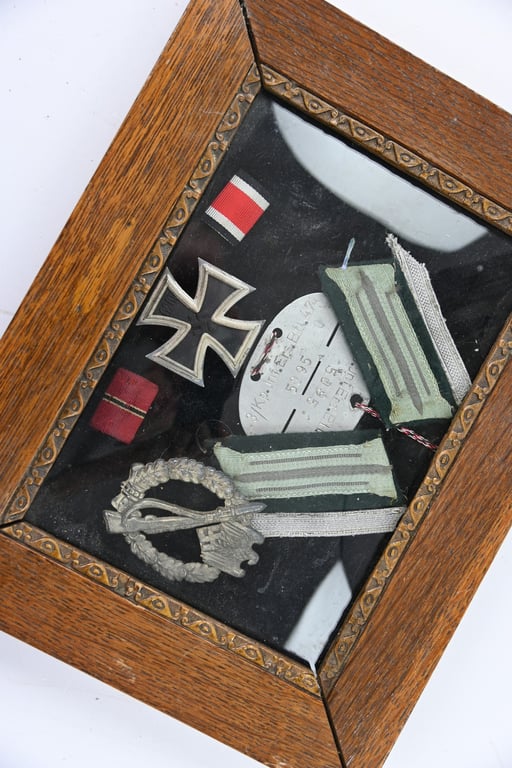 German WH Framed Medal Set