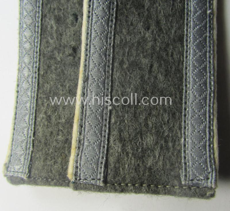 Pair of WH (Heeres), typically 'privately-purchased' and early- (ie. mid-) war-period- (ie. 'M40- o. M43'-) pattern NCO-type shoulderstraps as was intended for an: 'Uffz. eines Infanterie-Rgts.'