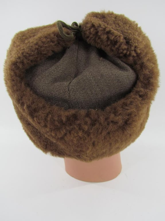 WW2 Bulgarian ( Civillian ) Fur Winter Hat