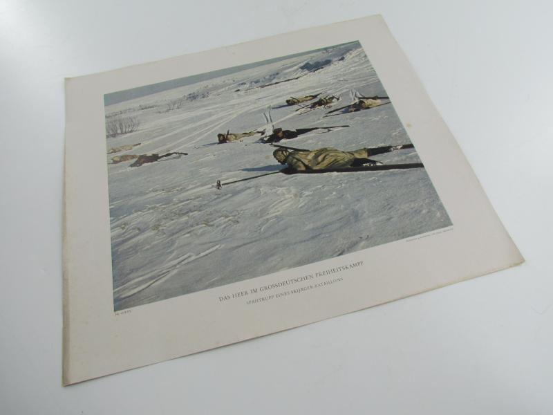 German.Printed Photo,”Das Heer Im Grossdeutschen Freiheitskampf