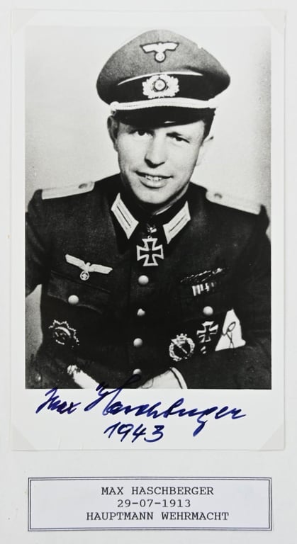 Signature of Wehrmacht Heer KC Recipient 'Werner Schröder'