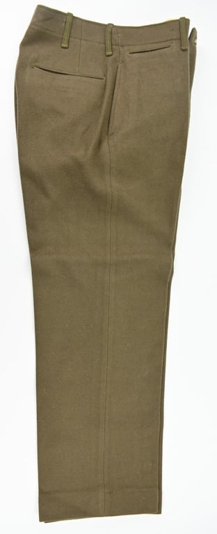 US WW2 Field Wool Serge Trousers