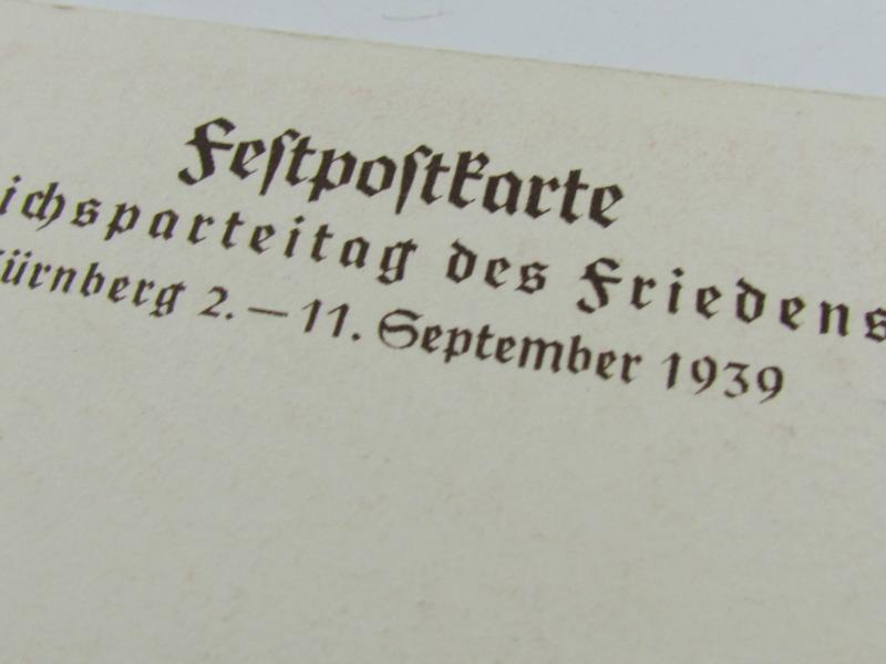 Postcard : Reichsparteitag Nurnberg 1939