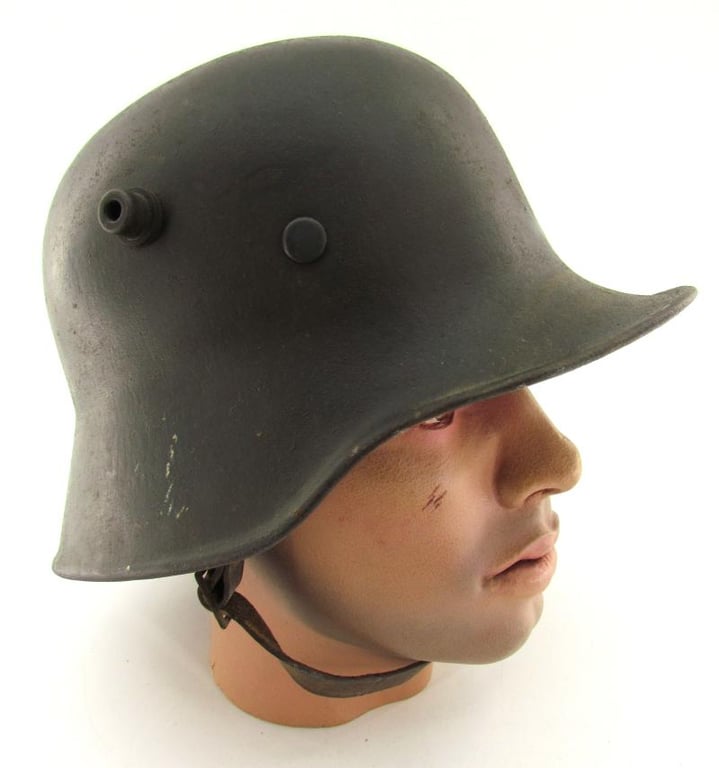 Wehrmacht Reissued German M18 Helmet (ET64) with Early M31 Aluminum Liner