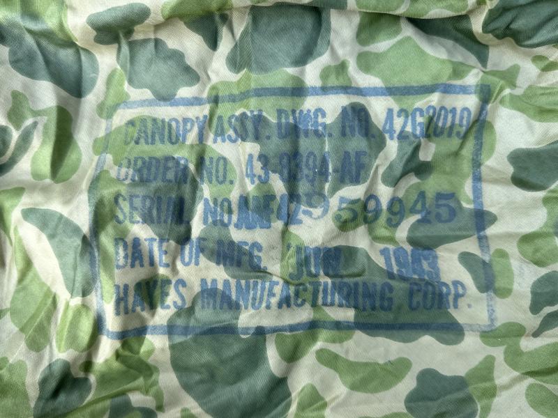U.S T5 Camouflaged Canopy 1943
