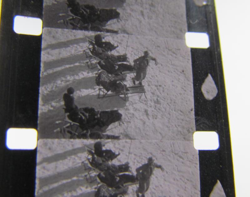Agfa 16mm film on aluminum film roll