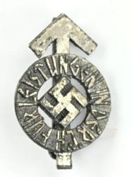 German Tinnie Hitler Youth Proficiency Badge in Silver