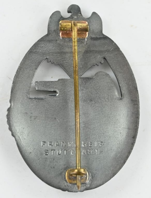 German WH Panzer Assault Badge in Silver