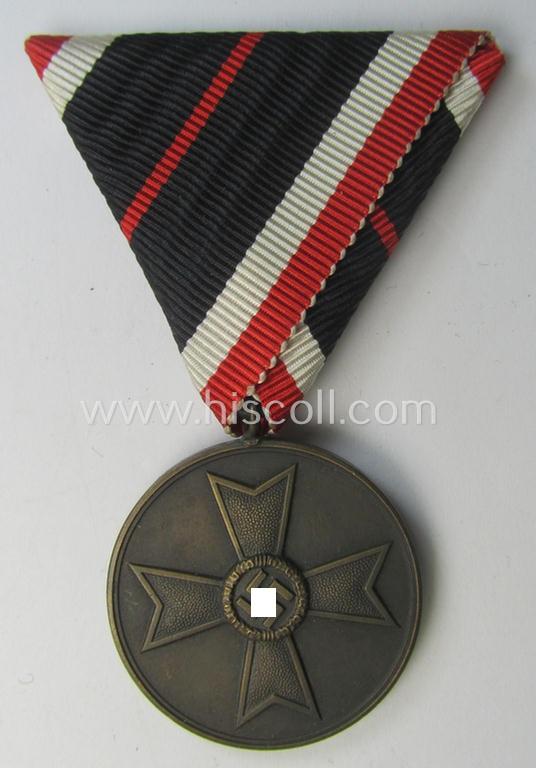 'Kriegsverdienst-Medaille 1939' on Austrian-styled ribbon (ie. 'Bandabschnitt')