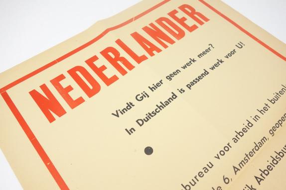 Dutch NSB Poster Nederlander
