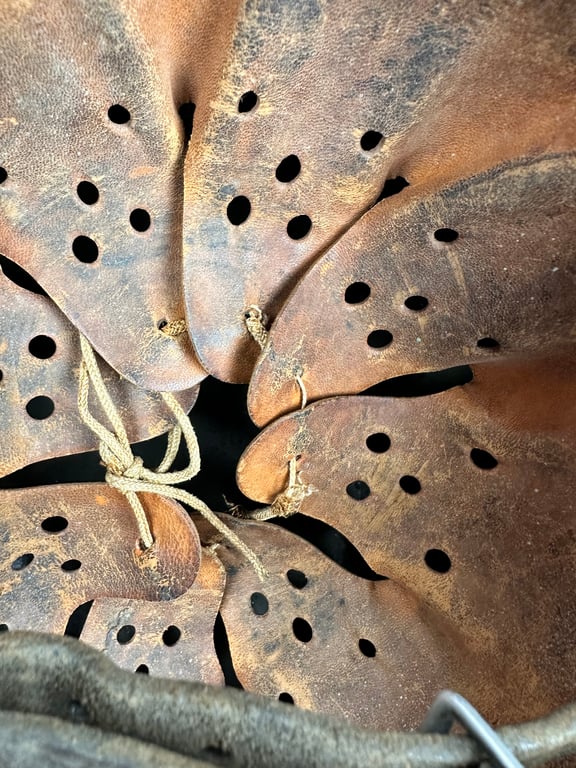 Untoched SD M40 Wehrmacht Helmet "ET66"