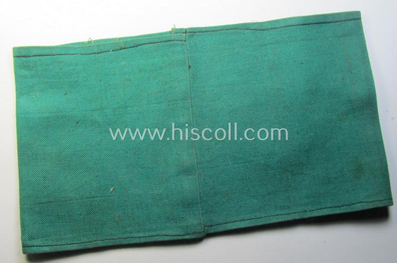 Superb - and most certainly rarely seen! - 'N.S.D.A.P.'- (ie. 'Luftschutz'-) related armband (ie. 'Armbinde') being of the 'entirely printed'-type showing a swastika and text: 'Luftschutz NSDAP'