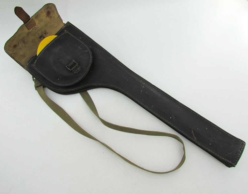 Rare Wehrmacht Satz Spürfähnchen – Complete with Leather Carrying Case and Original Trassenband – 1940