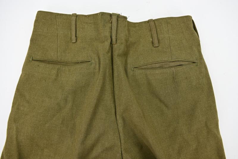 US WW2 Field Wool Serge Trousers 1941