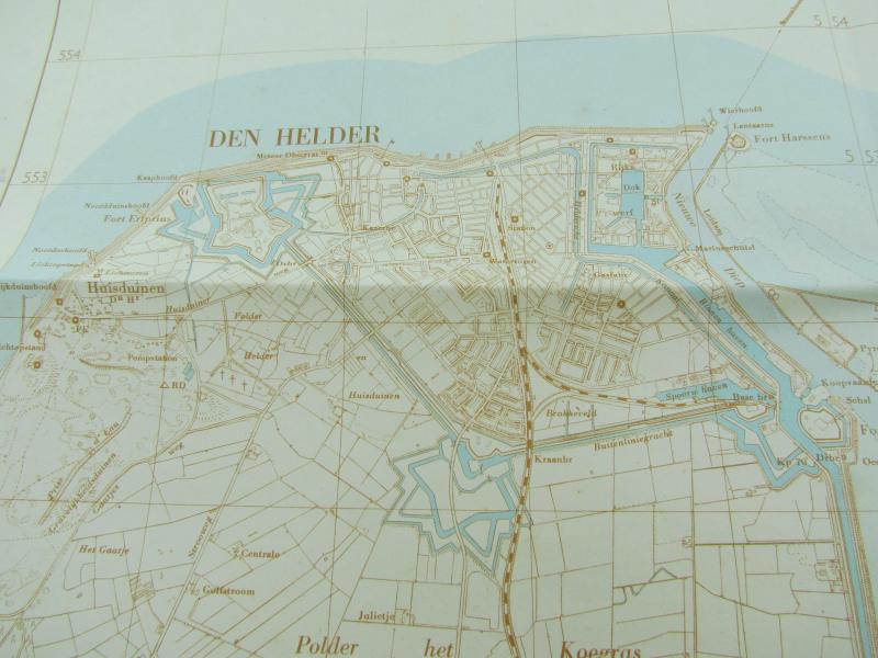 Wehrmacht  "Truppenkarte" Den Helder 1939