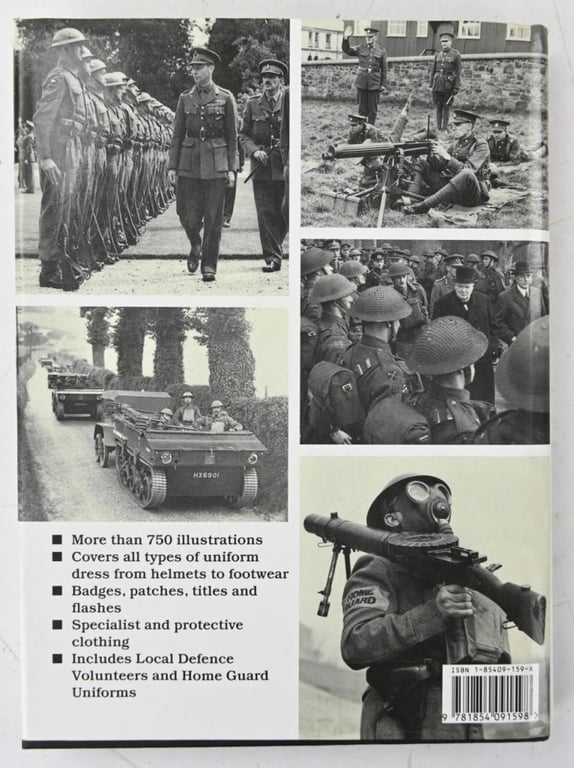 British WW2 Book 'British Army Uniforms & Insignia of World War Two'