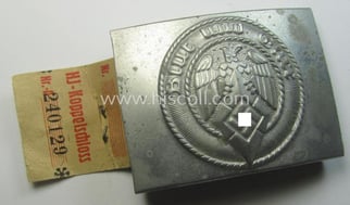 HJ ('Hitlerjugend'), zinc-based belt-buckle being a 'virtually mint'...