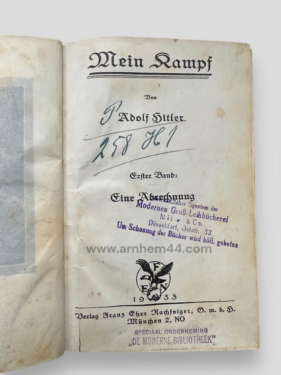 German 'Mein Kampf' 1933