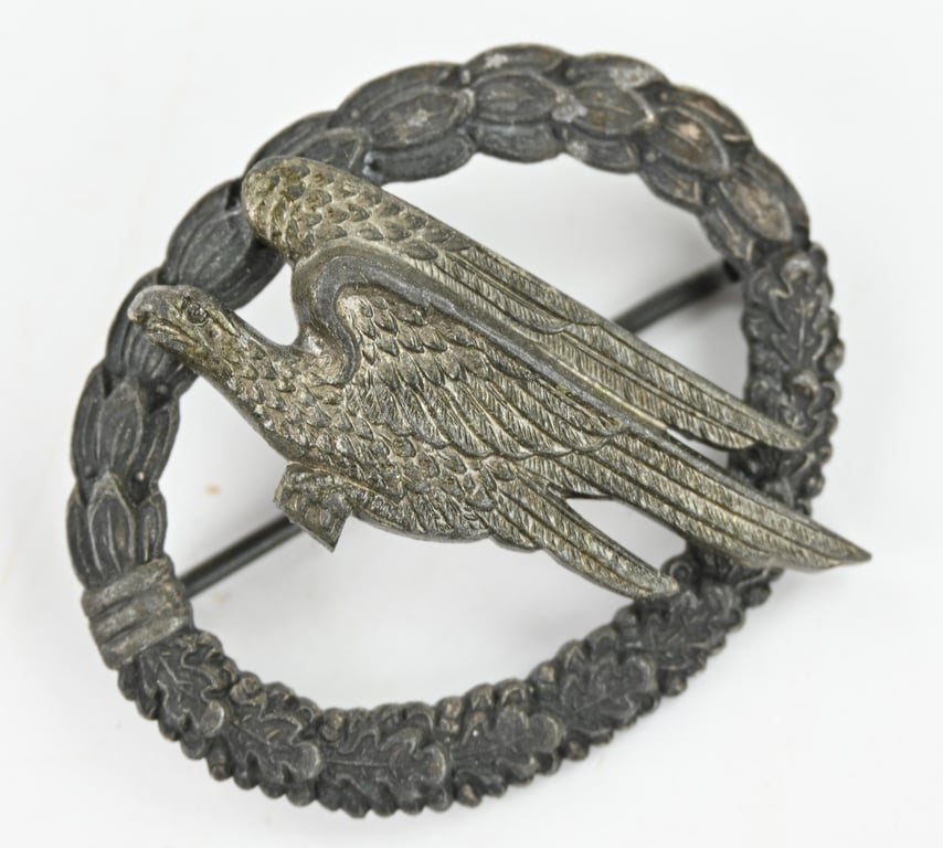 German LW FSJ Paratrooper Badge (Denazified)