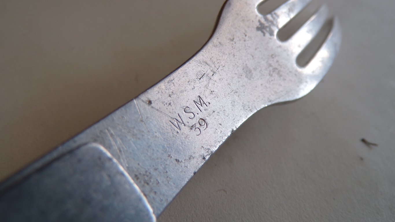 Wehrmacht Alu Folding Spork (Goffel) - WSM 39
