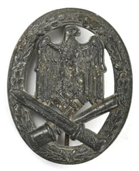 German WH Assault Badge In Bronze Hollowback