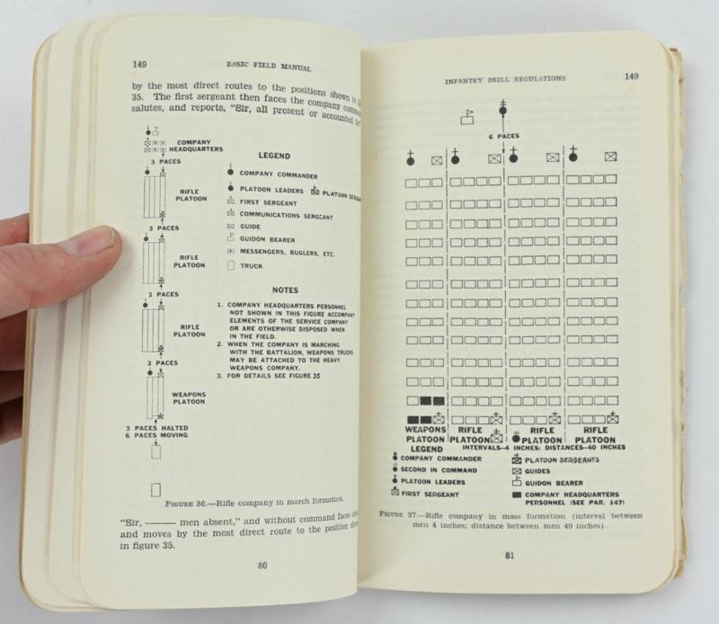 US WW2 FM 22-5 Basic Field Manual Infantry Drill Regulations