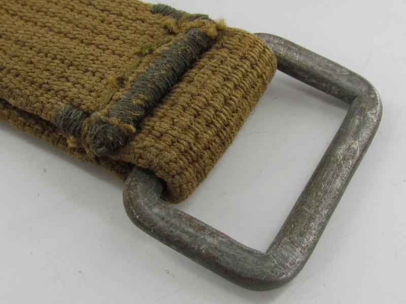 2 x Wehrmacht tropical ‘Afrikakorps’ D-ring in webbing