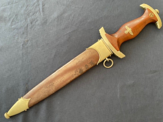 GERMAN WWII SA DAGGER 1933 MODEL BY CARL WUSTHOF SOLINGEN.