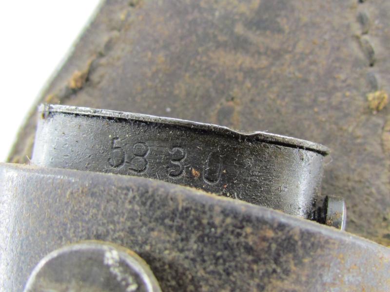 K98 Bayonet (Seitengewehr)SG 84/98 With Frog