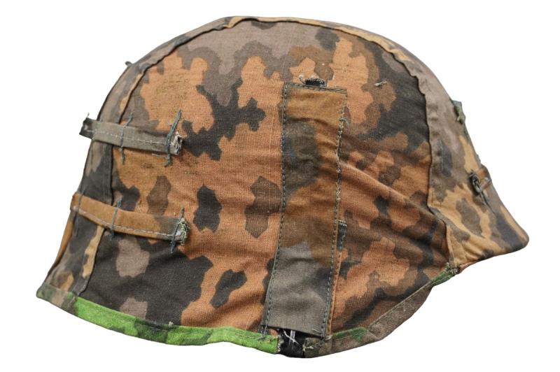 Waffen SS M42 Helmet Cover in Oakleaf A Camouflage