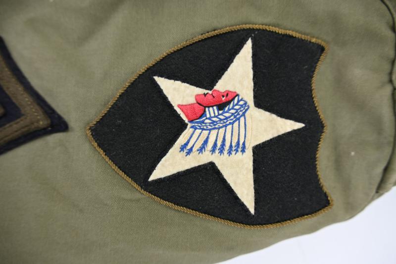 US WW2 2nd Infantry Division M-1943 M43 Combat Jacket